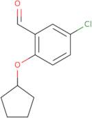 5-Chloro-2-(cyclopentyloxy)benzaldehyde