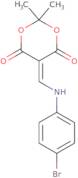 5-{[(4-bromophenyl)amino]methylidene}-2,2-dimethyl-1,3-dioxane-4,6-dione