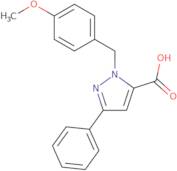 1-(4-Methoxybenzyl)-3-phenyl-1H-pyrazole-5-carboxylic acid