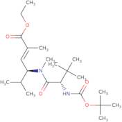 (S,E)-ethyl 4-((S)-2-((tert-butoxycarbonyl)amino)-N,3,3-trimethylbutanamido)-2,5-dimethylhex-2-eno…