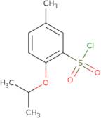 5-Methyl-2-(propan-2-yloxy)benzene-1-sulfonyl chloride