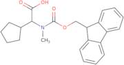 (S)-2-((((9H-Fluoren-9-yl)methoxy)carbonyl)(methyl)amino)-2-cyclopentylacetic acid