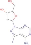 (2R,3S,5R)-5-(4-Amino-3-iodo-1H-pyrazolo[3,4-d]pyrimidin-1-yl)-2-(hydroxymethyl)tetrahydrofuran-...