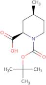 (2R,4S)-rel-4-Methyl-1,2-piperidinedicarboxylic Acid 1-(1,1-Dimethylethyl) Ester