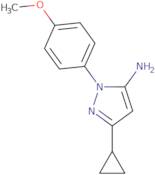 3-Cyclopropyl-1-(4-methoxyphenyl)-1H-pyrazol-5-amine