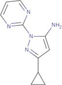 3-Cyclopropyl-1-(pyrimidin-2-yl)-1H-pyrazol-5-amine