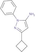 3-cyclobutyl-1-phenyl-1H-pyrazol-5-amine