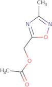 (3-Methyl-1,2,4-oxadiazol-5-yl)methyl acetate