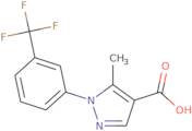 5-Methyl-1-[3-(trifluoromethyl)phenyl]-1H-pyrazole-4-carboxylic acid