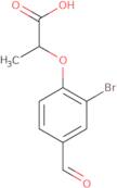 2-(2-Bromo-4-formylphenoxy)propanoic acid