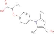 2-[4-(3-Formyl-2,5-dimethyl-1H-pyrrol-1-yl)phenoxy]propanoic acid