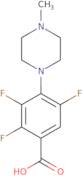 2,3,5-Trifluoro-4-(4-methylpiperazin-1-yl)benzoic acid