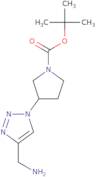 tert-Butyl 3-[4-(aminomethyl)-1H-1,2,3-triazol-1-yl]pyrrolidine-1-carboxylate