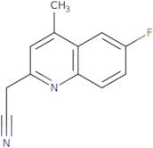 2-(6-Fluoro-4-methylquinolin-2-yl)acetonitrile