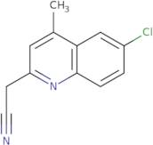 2-(6-Chloro-4-methylquinolin-2-yl)acetonitrile