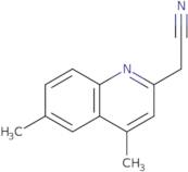 2-(4,6-Dimethylquinolin-2-yl)acetonitrile