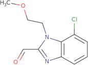7-Chloro-1-(2-methoxyethyl)-1H-benzo[D]imidazole-2-carbaldehyde