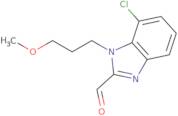 7-Chloro-1-(3-methoxypropyl)-1H-benzo[D]imidazole-2-carbaldehyde