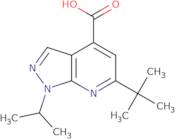 6-tert-Butyl-1-isopropyl-1H-pyrazolo[3,4-b]pyridine-4-carboxylic acid