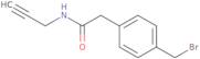 4-Bromomethyl-N-propargyl-phenylacetamide