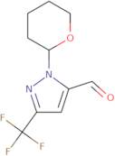 1-(Oxan-2-yl)-3-(trifluoromethyl)pyrazole-5-carboxaldehyde