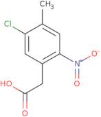 (5-Chloro-4-methyl-2-nitrophenyl)acetic acid