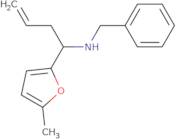 Benzyl-[1-(5-methyl-furan-2-yl)-but-3-enyl]-amine