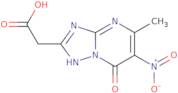 (5-Methyl-6-nitro-7-oxo-4,7-dihydro-[1,2,4]triazolo[1,5-a]pyrimidin-2-yl)-acetic acid