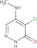 4-Chloro-5-(methylamino)-2,3-dihydropyridazin-3-one