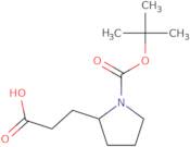 3-{1-[(tert-butoxy)carbonyl]pyrrolidin-2-yl}propanoic acid