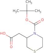 2-{4-[(tert-Butoxy)carbonyl]thiomorpholin-3-yl}acetic acid