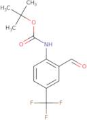 tert-Butyl 4-(trifluoromethyl)-2-formylphenylcarbamate