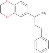 1-(2,3-Dihydro-benzo[1,4]dioxin-6-yl)-3-phenyl-propylamine