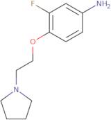 3-Fluoro-4-[2-(pyrrolidin-1-yl)ethoxy]aniline