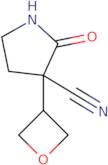 3-(Oxetan-3-yl)-2-oxo-pyrrolidine-3-carbonitrile