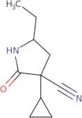 (3S,5R)-3-Cyclopropyl-5-ethyl-2-oxo-pyrrolidine-3-carbonitrile