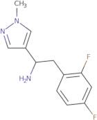 2-(2,4-Difluorophenyl)-1-(1-methyl-1H-pyrazol-4-yl)ethan-1-amine