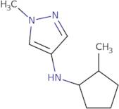 1-Methyl-N-(2-methylcyclopentyl)pyrazol-4-amine