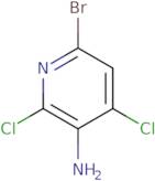 3-Amino-6-bromo-2,4-dichloropyridine