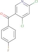 (4,6-Dichloro-3-pyridyl)(4-fluorophenyl)methanone