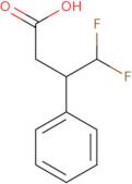4,4-Difluoro-3-phenylbutanoic acid