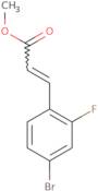 Methyl (2E)-3-(4-bromo-2-fluorophenyl)prop-2-enoate