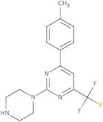 4-(4-Methylphenyl)-2-(piperazin-1-yl)-6-(trifluoromethyl)pyrimidine