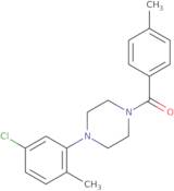 1-(5-chloro-2-methylphenyl)-4-(4-methylbenzoyl)piperazine