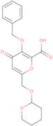 3-(benzyloxy)-6-[(oxan-2-yloxy)methyl]-4-oxo-4H-pyran-2-carboxylic acid