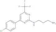 N1-[4-(4-Chlorophenyl)-6-(trifluoromethyl)pyrimidin-2-yl]propane-1,3-diamine