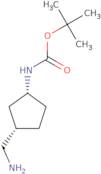 tert-Butyl [(1R,3S)-3-(aminomethyl)cyclopentyl]carbamate