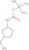 Rel-[(1R,3R)-3-(aminomethyl)cyclopentyl]carbamic acid 1,1-dimethylethyl ester
