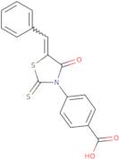 4-(5-Phenylmethylene-4-oxo-2-thionothiazolidin-3-yl)benzoic acid