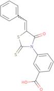 3-(5-Benzylidene-4-oxo-2-sulfanylidene-1,3-thiazolidin-3-yl)benzoic acid